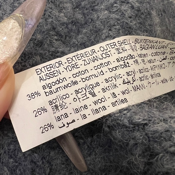 BNWOT Zara TEXTURED WEAVE COAT XS - Picture 6 of 6